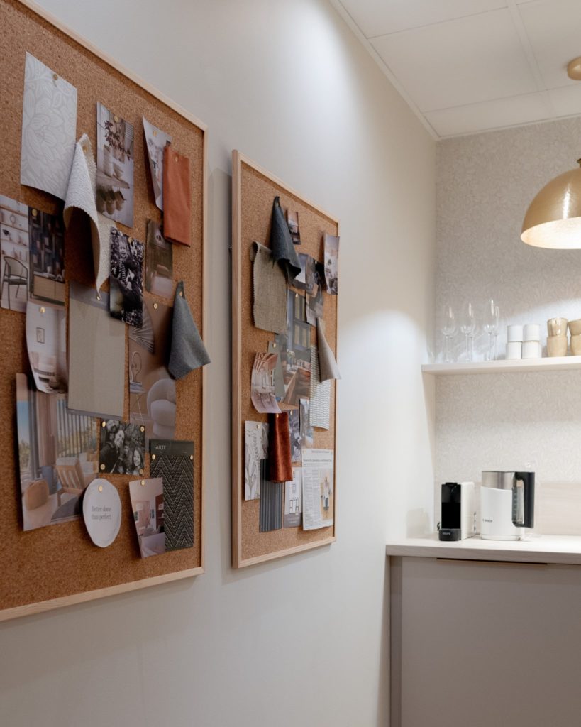 Les bureau du studio de décoration Simple & Cosy à Fouesnant