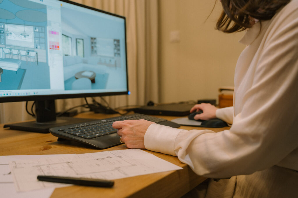 Etape projet architecture intérieure Quimper Finistère