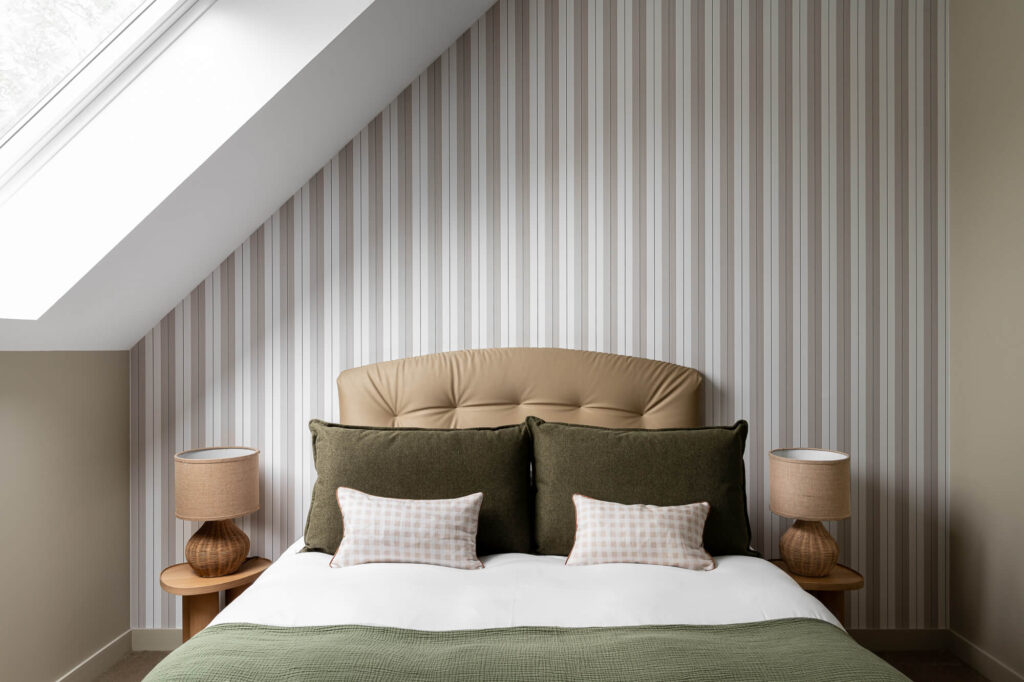 Construction maison Finistère chambre parentale Architecte d'intérieur