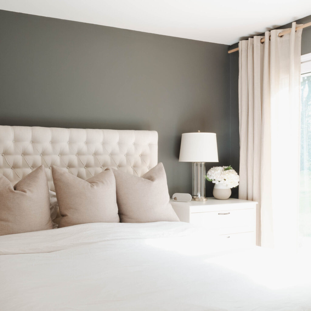 Aménagement chambre parentale Fouesnant Finistère
